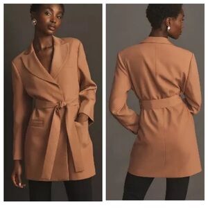 NWT Anthropologie Mare Mare Classic Tie Blazer Jacket 2X